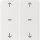 BERKER Abdeckung 80961389 f. Tastm. 2fach S.1/B.x pw gl.