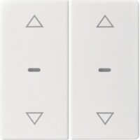BERKER Abdeckung 80961329 f. Tastm. 2fach Q.x polarweiss