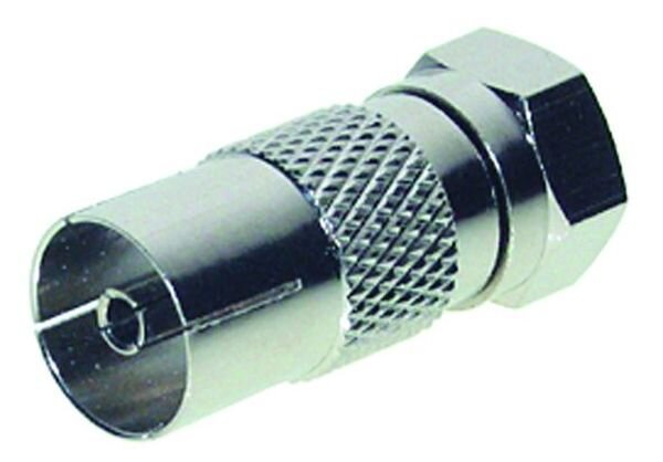 PROT IEC-Buchse / F-Stecker PIEC1 10 (VE 10)