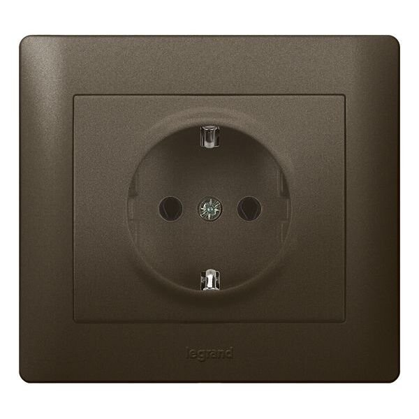 LEGRAND Steckdose 771262 Galea dark bronze