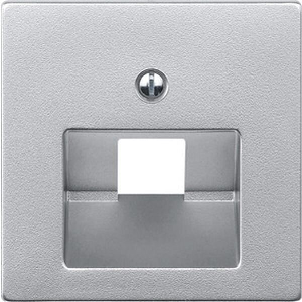 MERTEN Zentralplatte 298360 UAE-Einsatz 1f. aluminium