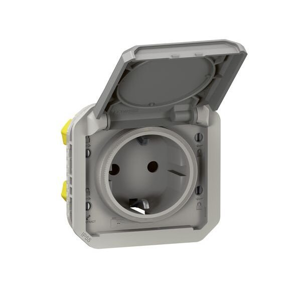 LEGRAND Einsatz 069570L SCHUKO-SDO Plexo New IP44 grau