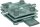 DEHN Kreuzst&uuml;ck 321045 mit Zwischenplatte St/tZn