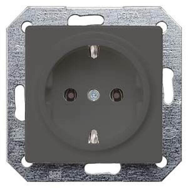SIEMENS Steckdose SCHUKO 5UB1921 carbon-metallic 10/16A 250V