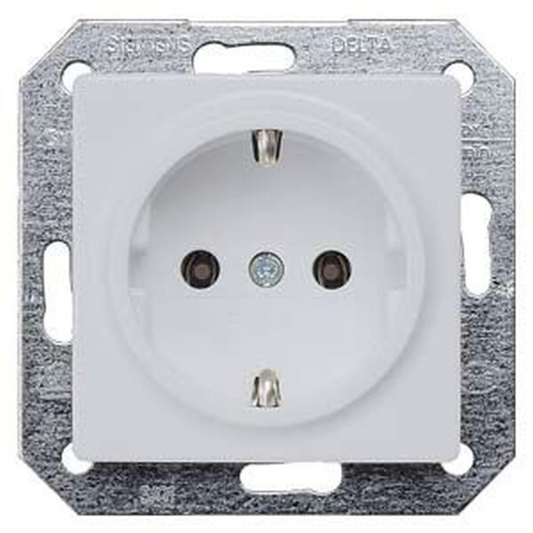 SIEMENS Steckdose SCHUKO 5UB1931 aluminium-metallic