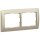 LEGRAND Rahmen Galea 771402 2fach waagerecht titanium