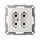 ELSO Steckdose ELG275914 Doppel-Europa 16A JOY rw
