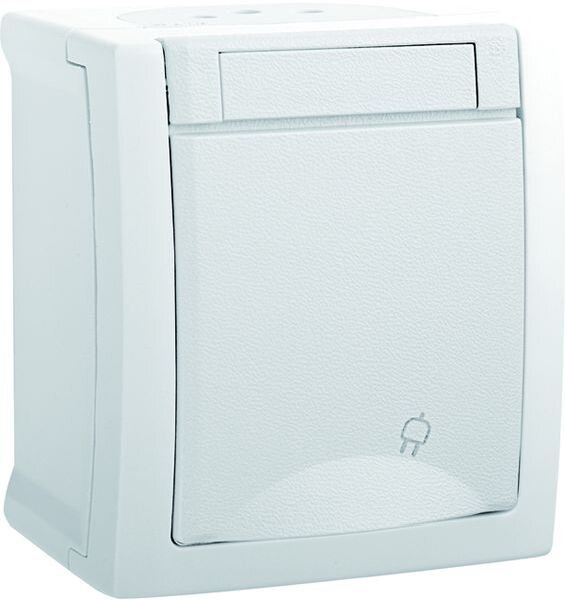 Pacific Steckdose FR-Aufputz wei&szlig; 90591108-DE