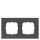 SIEMENS Rahmen 5TG1112-2 2fach carbon-metallic 161x90mm