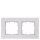 SIEMENS Rahmen 5TG1112-1 2fach alu-metallic 161x90mm