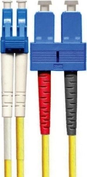 Paschke Datensysteme LWL Patchkabel SM OS2 G657.A2 gelb duplex 2E9 LCd/SCd 1m