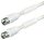 PROT Antennen-Anschlusskabel PAAK W10 BZT-CE 90dB weiss 10m