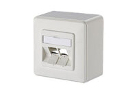 METZ CONNECT Anschlussdose AP Keystone 2 Port...