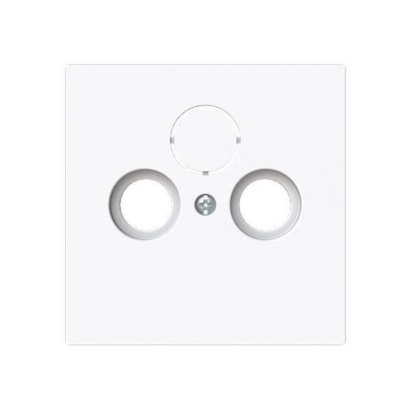 BUSCH-JAEGER Zentralscheibe 1743-44G f.Antennensteckdose 2/3-fach