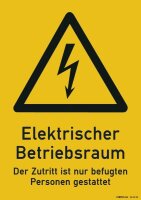 PROT Warnschild Elektr. Betriebsraum PWSEB (210x297mm)