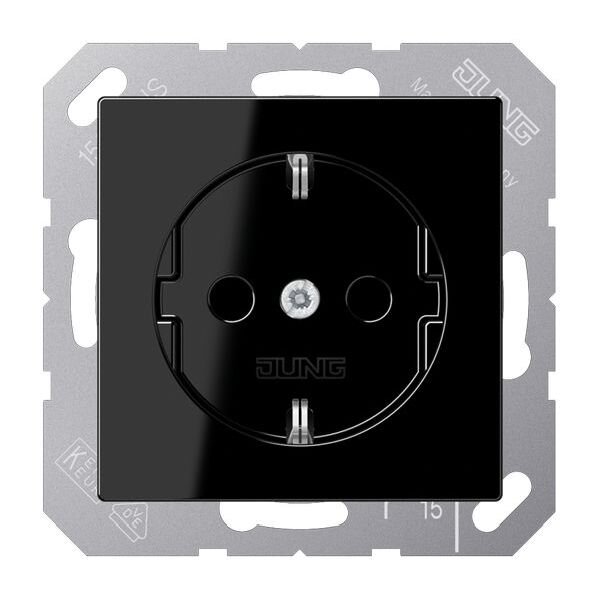 JUNG Steckdose SCHUKO A1520BFSW 16A 250V Thermoplast Serie A schwarz