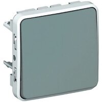 LEGRAND Wippschalter 1polig Feuchtr. Modular Plexo IP55 grau