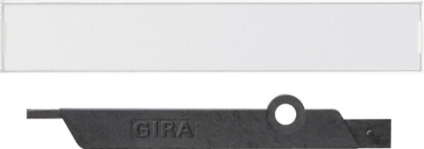GIRA Ruftaste-Set 856800 Beschriftungsfeld Sys 106