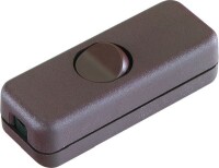 BACHMANN Schnur-Zwischenschalter 924.038 1polig braun/braun