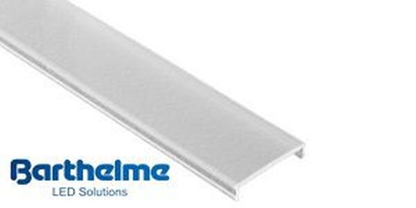 BARTHELME Profilabdeckung LB24 GARliano Kunststoff flach natur 1m