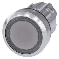 SIEMENS Drucktaster beleuchtet 22mm rund klar