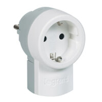 LEGRAND Stecker mit integr. Steckdose 050462 weiss