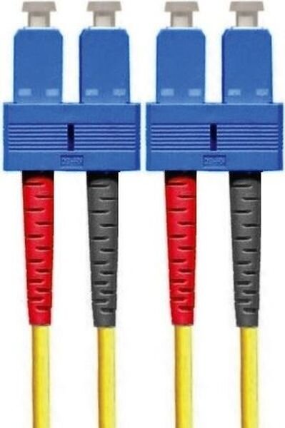 Paschke Datensysteme LWL Patchkabel SM OS2 G657.A2 gelb duplex 2E9 SCd/SCd 2m