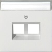 GIRA Abdeckung 2640112 Beschriftungsfeld Mod Jack 30°...