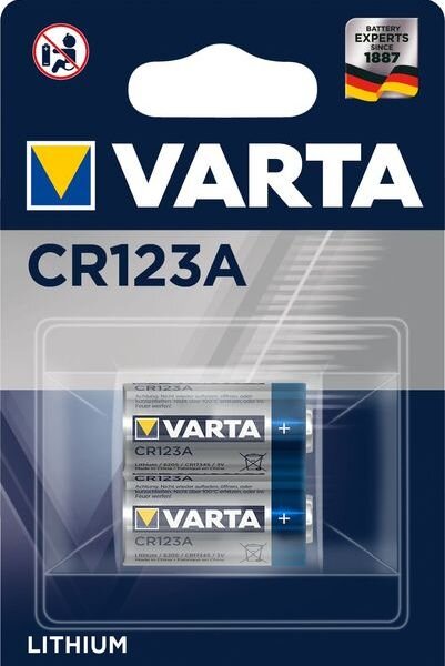 VARTA Photo Batterie CR 123 A 06205 PROFESSIONAL CR123A 2er Blister