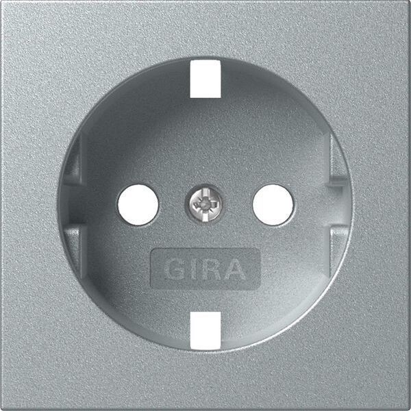 GIRA Abdeckung 492026 SCHUKO-SDO Sys55 F alu