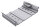 SL RACK Dachhaken Alpha-Flex 120 - L&auml;nge 120mm,inkl. Bef.