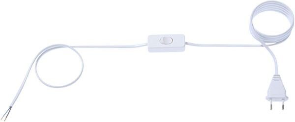 BACHMANN Zuleitung 211.274 H03VVH2-F 2x0,75 1,8m weiss