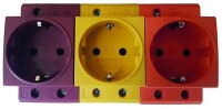 PROT DIN-Schaltschranksteckdose PDSDR 16A für...