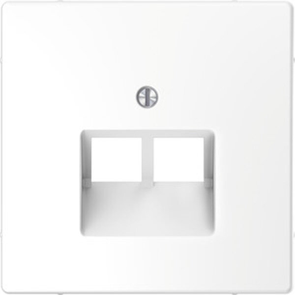 MERTEN Zentralplatte Design MEG45226035 f&uuml;r UAE 2f. Lotoswei&szlig;