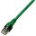 PROTEC.net Patchkabel halogenfrei gr&uuml;n PPK6A Cat6A-ISO 4P27 S/FTP 2xRJ45 1,5m