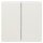 SIEMENS Serienwippe 5TG7145 2fach titanweiss