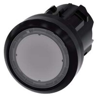 SIEMENS Drucktaster beleuchtet 22mm rund klar