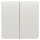 SIEMENS Serienwippe 5TG7805 2fach neutral titanweiss
