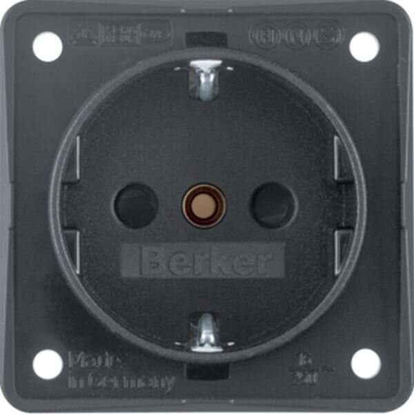 BERKER Steckdose SCHUKO 941952505 anthrazit matt
