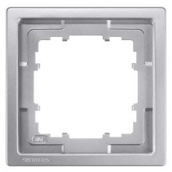 SIEMENS Rahmen 5TG1321-1 1fach 82x82mm platin-metallic