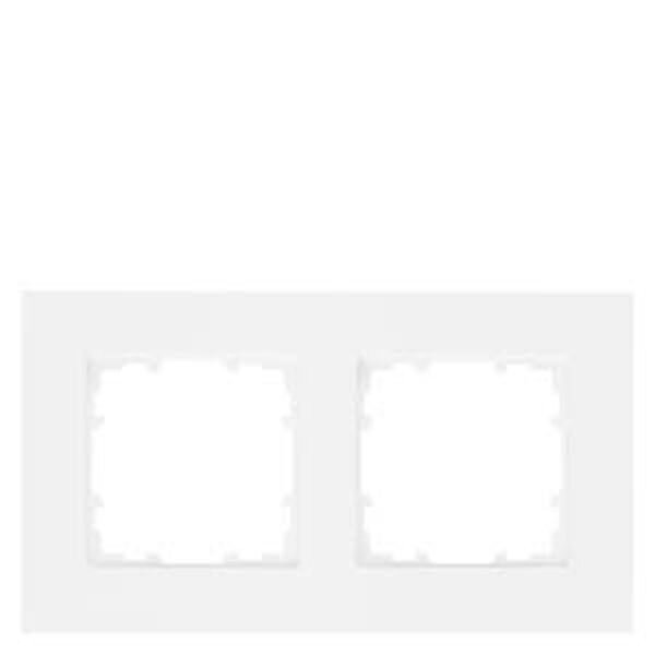 SIEMENS Rahmen 5TG1112-0 Titanweiss 2fach 161x90