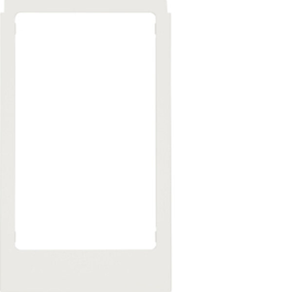 BERKER Designrahmen 13201909 eckig gross polarweiss matt