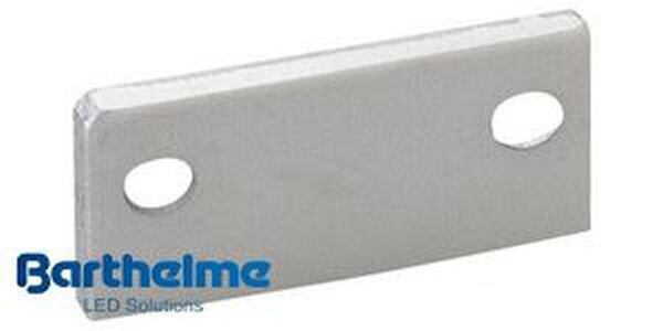 BARTHELME Endkappen LB24 flach alu Schraube