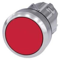 SIEMENS Drucktaster 22mm rund rot