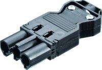BACHMANN Gerätestecker 375.504 schwarz GST18/3
