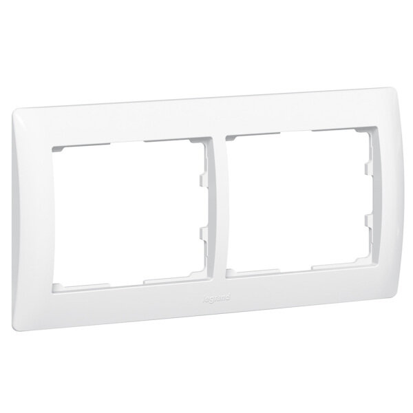 LEGRAND Rahmen Galea 771002 2fach waagerecht ultraweiss