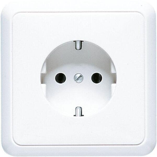 JUNG Steckdose SCHUKO 5520WW alpinwei&szlig;