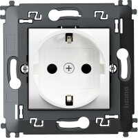 LEGRAND (BTicino) Steckdose SCHUKO N4141MA m. Tragring SL...