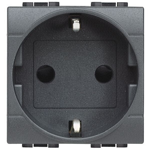 LEGRAND (BTicino) Steckdose SCHUKO L4141AN SL anthrazit