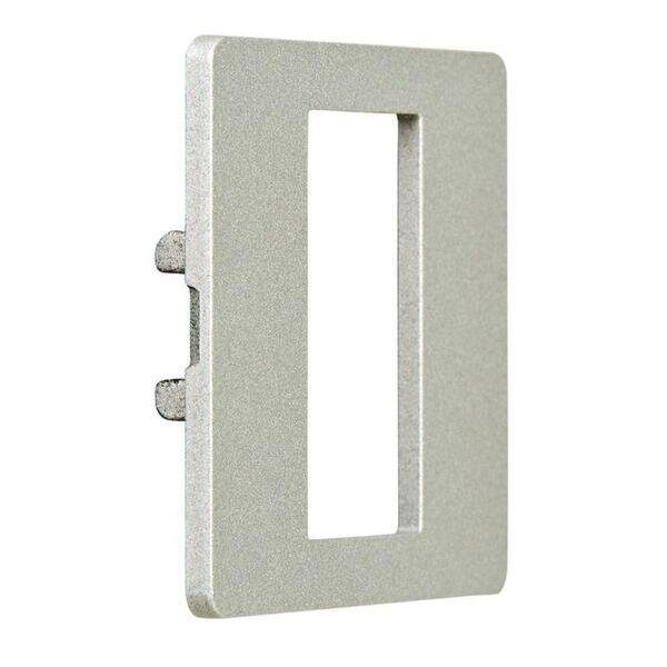 EKEY Dekorblende aluminium 101167 UP AL 50x50 f&uuml;r UP-Scanner